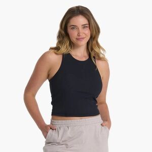 Vuori Elevation Plyo Tank Small Black Heather